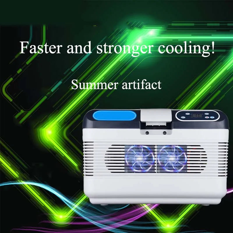 12L Refrigerator Car And Home Dual Purpose Refrigerator Small Refrigeration Refrigerator Cold And Hot Dual Energy Refrigerator