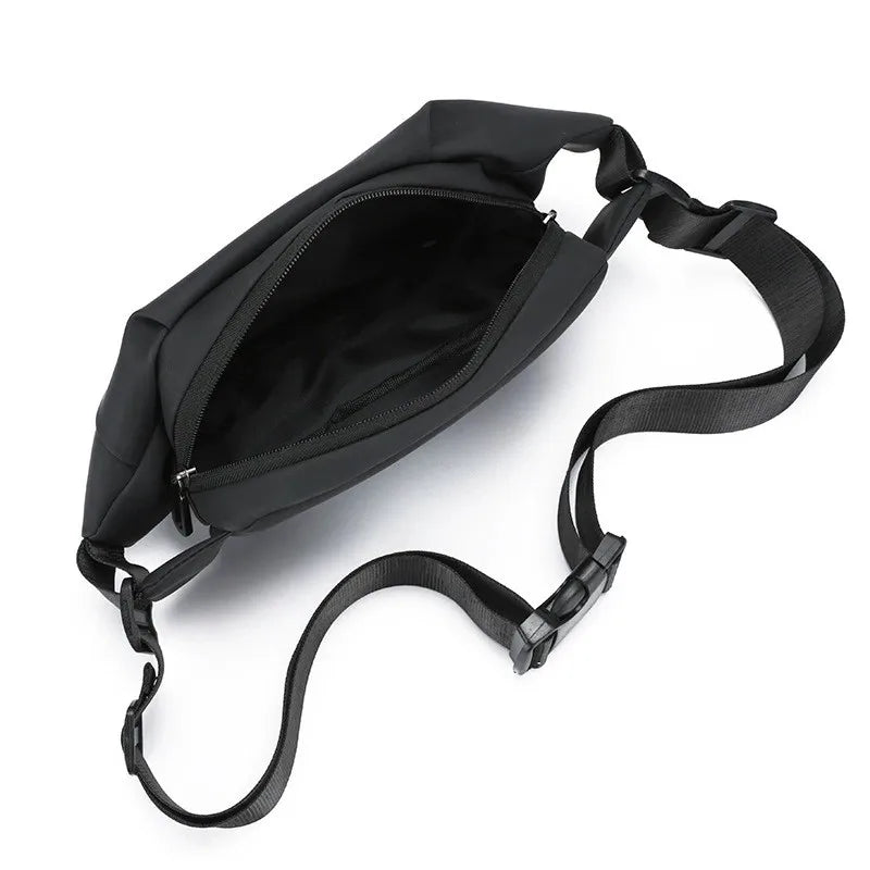 New waist bag, outdoor chest bag, business crossbody bag, multifunctional and trendy chest bag, men's sports shoulder bag