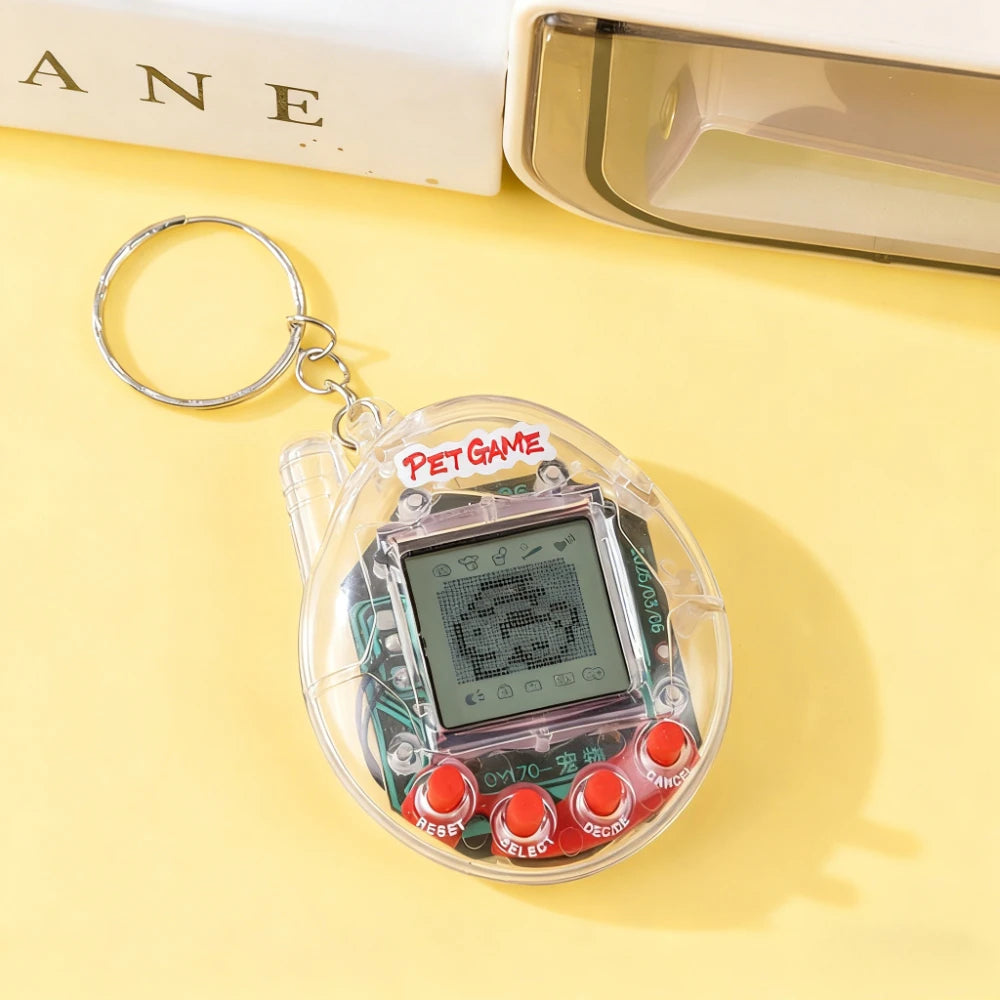 1PC Transparent Electronic Pets Nostalgic 168 Pets In One Virtual Cyber Digital Nostalgic Funny Toys Pixel Funny Play