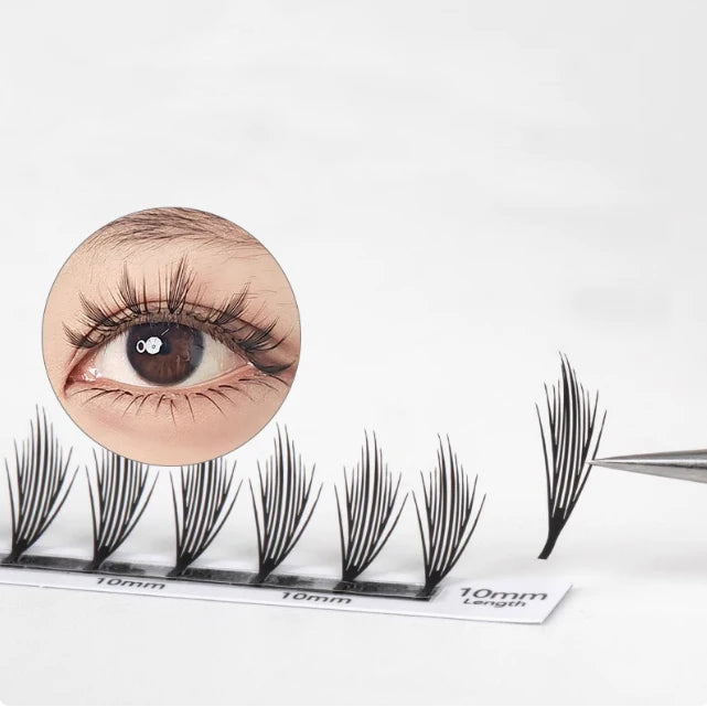 MARIA Comic Spire Eyelash Extension Individual Natural Cashmere Manga False Eyelashes Super Soft Feather Shape Pteris Lashes