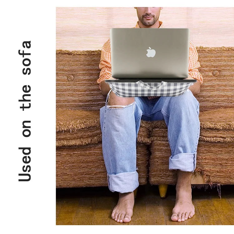 MUMUCC Lazy Laptop Table with Cushions and Slots, Multifunctional  Mini Pillow Table, Portable Room Desk, Office Lumbar Support