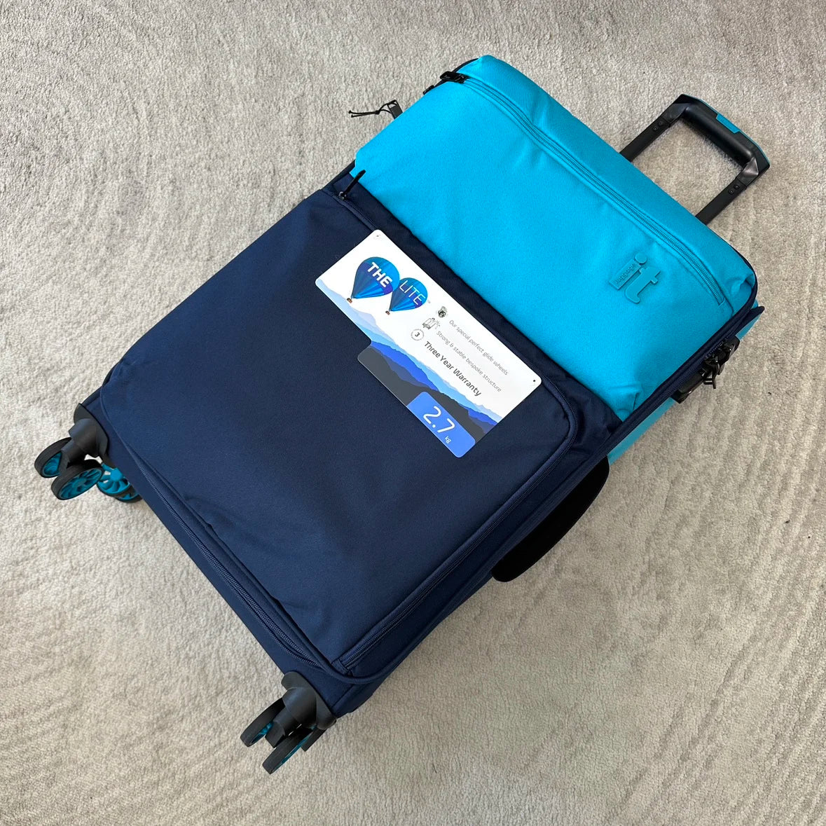 COLENARA Suitcase on Wheels 20"24"28 Inch Expandable Large Capacity Trolley Case Oxford Cloth Boarding Box Women's Men's Luggage