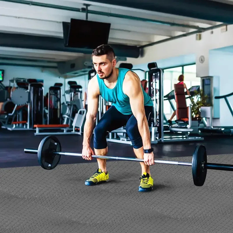 4-20PCS Home Gym Stitched Activity Mat EVA Foam BPA Free Waterproof Floor Mats Non-slip Quiet Kids Activity Play Mats Home Decor