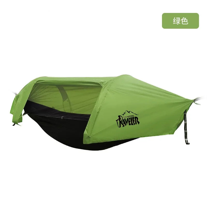 Travel Mosquito Net Hammock, Waterproof, Outdoor Camping, Hiking, Integrated Tent