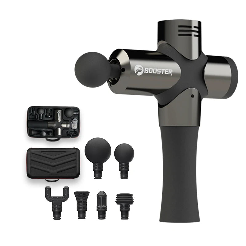 BOOSTER Pro 3 Deep Tissue Massage Gun Muscle Stimulator Body Massager Fascial Gun Relax Low Noise for Fintness Shaping