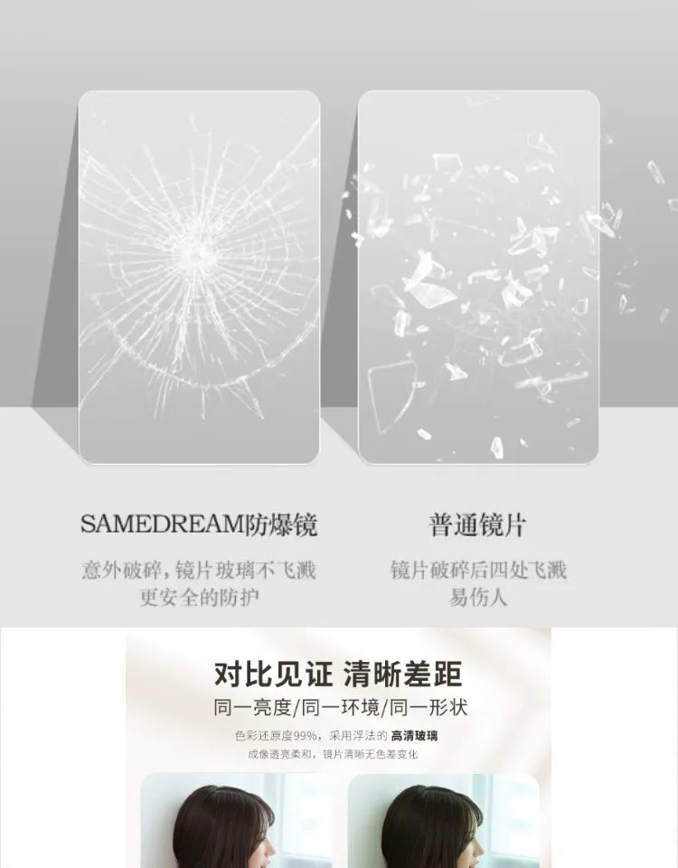 Large Nordic Quality Mirror Designer Girls Gold House Bedroom Wall Mirrors Full Body Floor Luxury Espejo Home Decorations