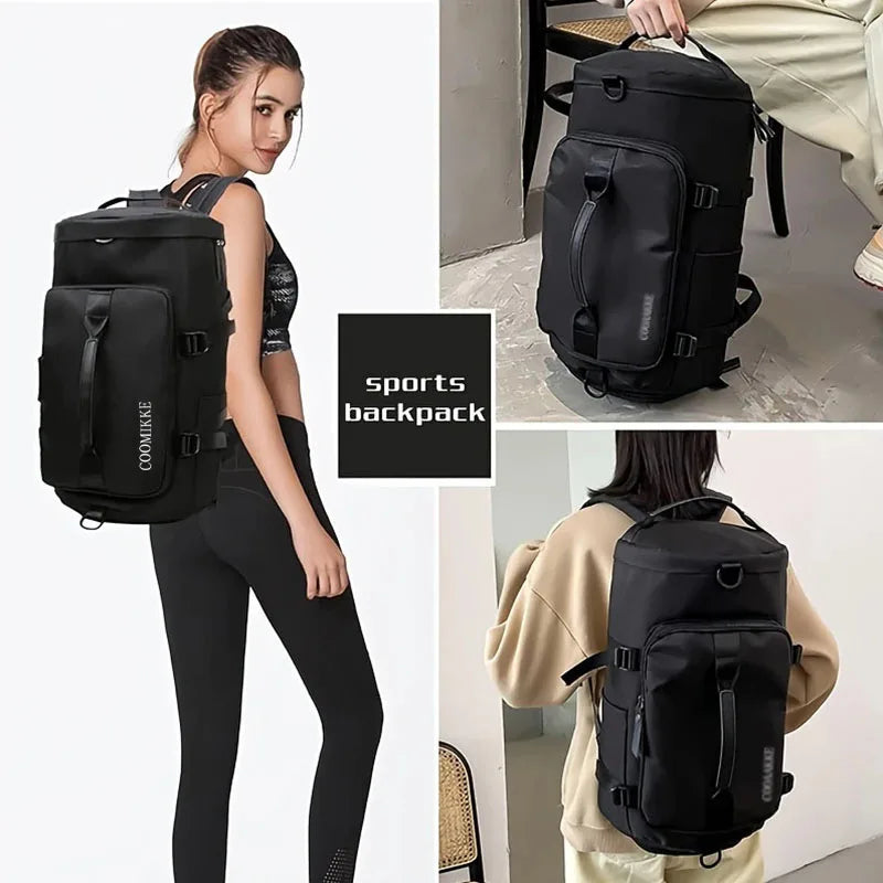 Neutral Style Backpack for Men and Women, Suitable for Travel and Tourism Made of Nylon Material, It Is a Hiking Backpack.