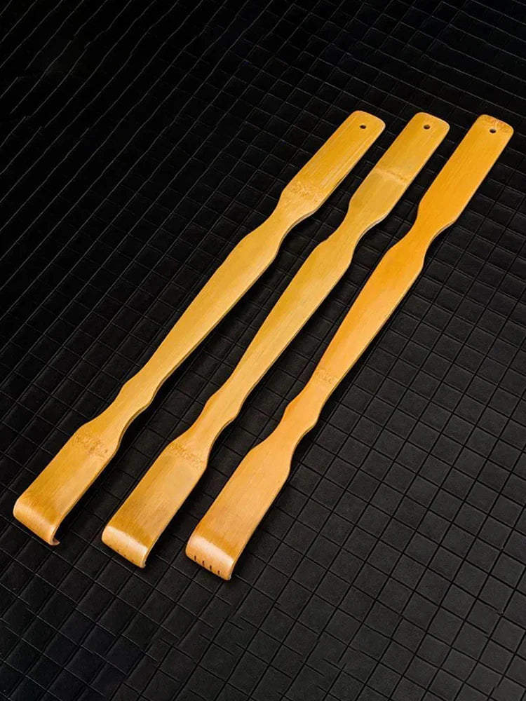 Bamboo Back Scratcher Aid Stick Scratching Massage Roller Long Wooden Body Large Stick for Men and Women Back Scratcher Massager