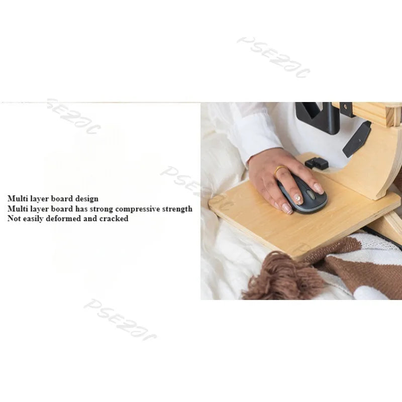 Home Lazy Bed Dining Table Dormitory Study Folding Office Desk Multi Functional Notebook Learning Tool