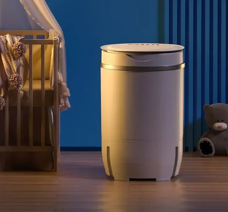 220V VCJ Single Tub  Washing Machine| Mini Laundry Washer for Baby and Child Clothes DW