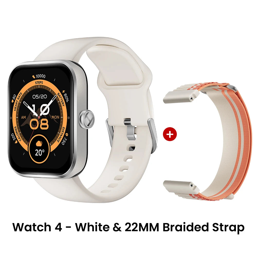 HAYLOU Watch 4 GPS Smartwatch 1.93'' HD Display Bluetooth Phone Call Health Monitoring IP68 Waterproof Smart Sport Watch