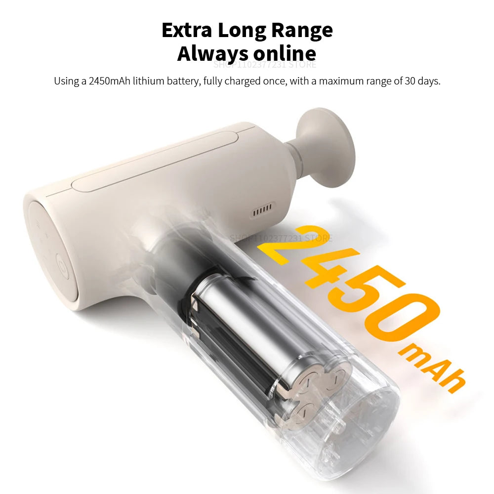Xiaomi Mijia Fascia Gun 3 Strength Feedback 10mm Deep Relaxation 25kg Thrust 3 Gear Memory 2450mAh Sports Specific Massage Gun