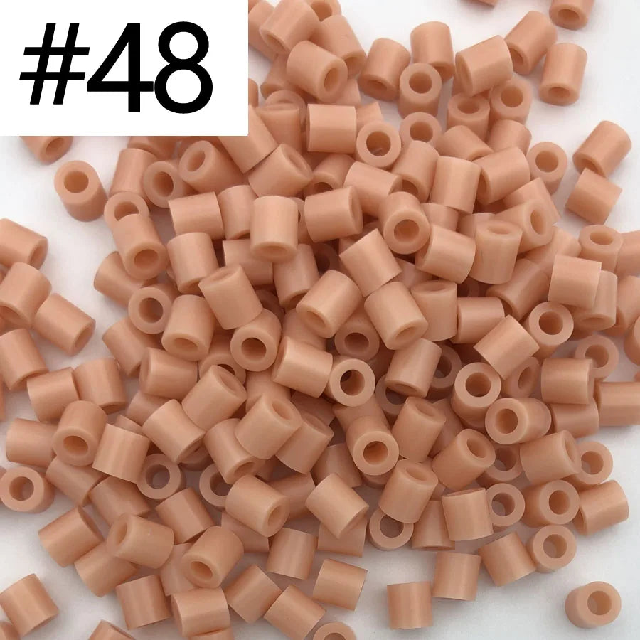 5mm 1000PCS  Black white gray blue green purple Hama Beads for Kids Iron Fuse Beads diy Puzzles Pixel Art Gift Children Toy