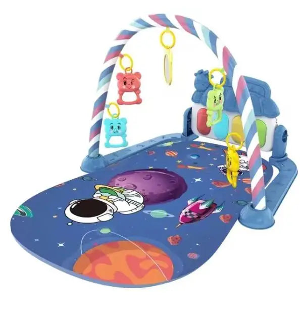 Baby Activity Gym Music Rack Play Mat Kid Rug Puzzle Carpet Piano Keyboard Infant Playmat Crawling Game Pad Baby Toy Gift