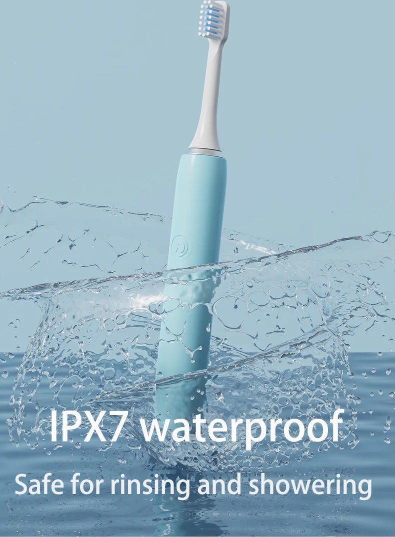 The New Ultrasonic Sonic Electric Toothbrush Rechargeable Tooth Brushes Adult Timer Brush Washable Electronic Whitening Teeth