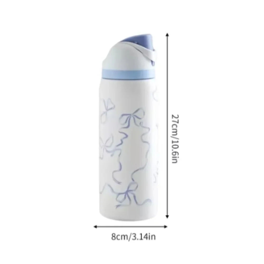 Stainless Steel Vacuum Flask 24H Cold Hot Thermos Leak Proof Thermal Mug Coffee Tumbler Drinkware for Office Travel Outdoor Gift