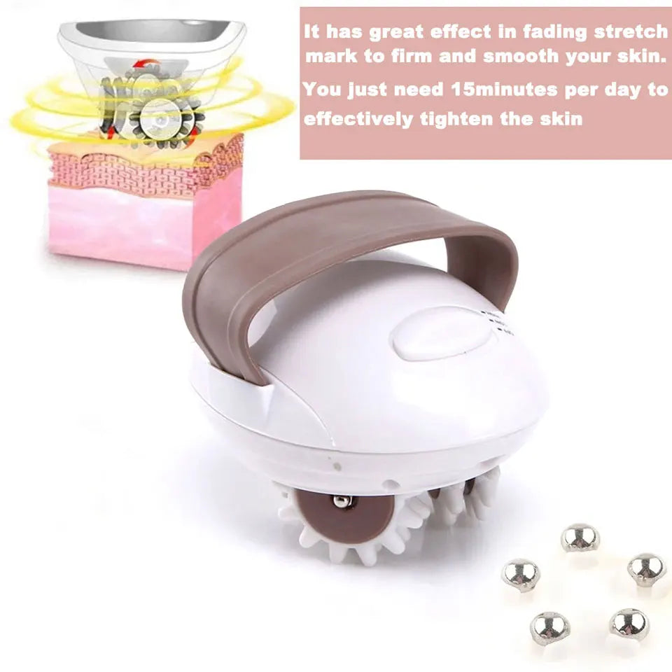 Electric Body Massager Adjustable Full Body Slimmer  Concealment Roller Massager 3D Anti-Cellulite Control Device
