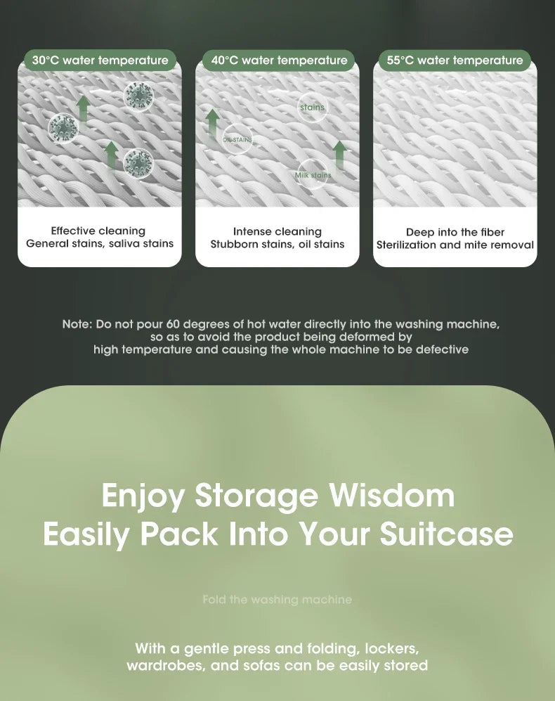 Folding  Washing Machine Sock Barrel Centrifuge Washing Machine Clothes Mini Underwear Portable Washing Machine for Dehydration