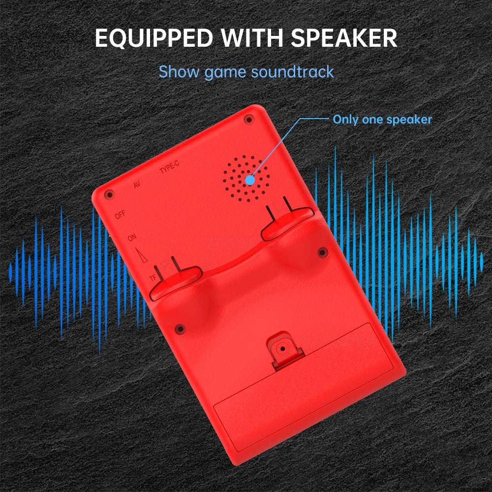 GB300 3.0 Inch Screen Handheld Game Console Player Video Game Console Built-in 6000 Game For SF/SFC/GB/GBA Support AV Output