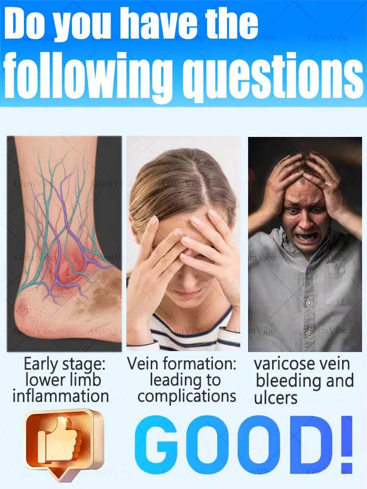 2025 Hᴏᴛ Sᴇʟʟɪɴɢ Pʀᴏᴅᴜᴄᴛs: Vein Leg Massager, Upgraded Second Generation, Blue Light Laser Tool Root Repair