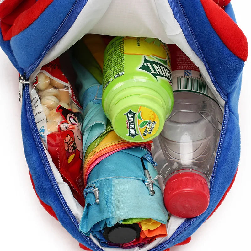 Marvel Series Cartoon Anime Fashion Personality Plush Toy Children Leisure Cute Kindergarten Backpack Holiday Gift