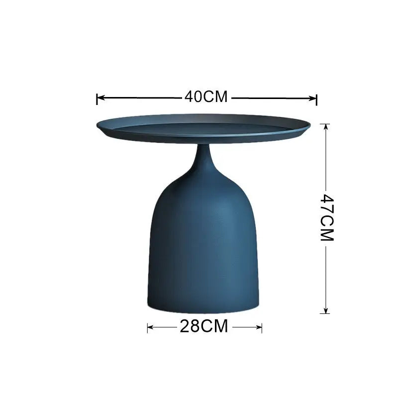 Creative Living Room Side Table Wrought Iron Small Coffee Table Balcony Tea Table Modern Simple Round Living Room Side Tables