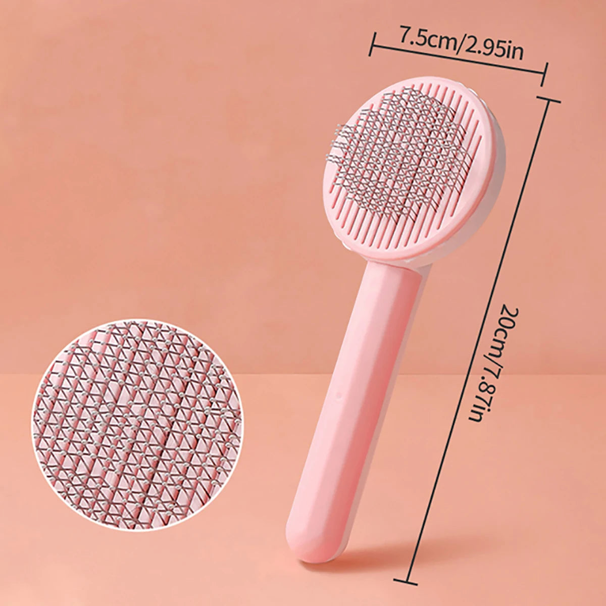 Pet Dog Hair Brush Cat Comb Grooming And Care Cat Brush Stainless Steel Comb For Long Hair Dogs Cleaning Pets Dogs Accessories