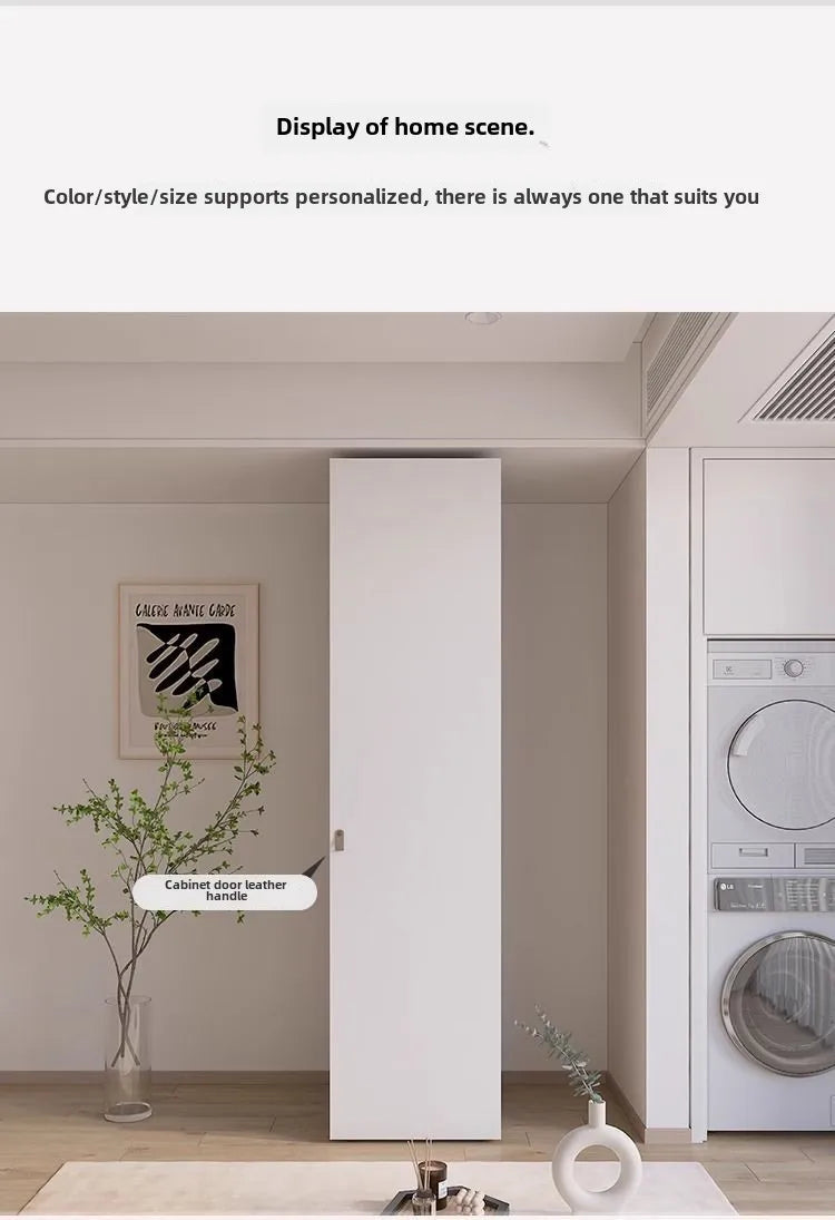 Snack Storage Cabinet Wine Cooler Sideboard Dining Cabinet Against The Wall All-in-one Pantry Cabinet Living Room Custom Size