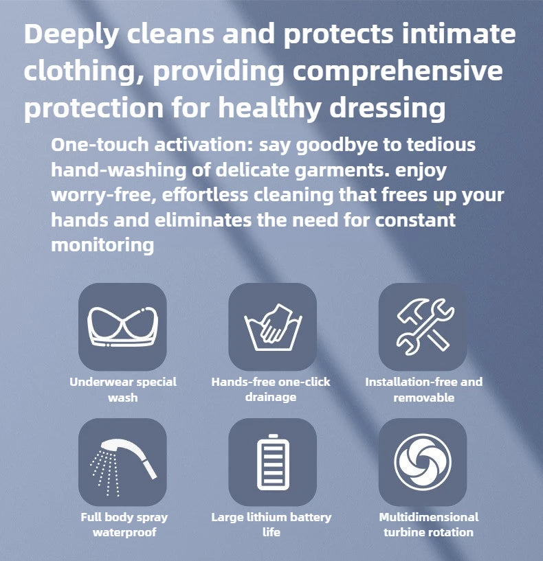 3L Mini Washing Machine Portable Home Clothes Socks Underwear Cleaning Washing Machine Travel Washing Machine with Spin Drying