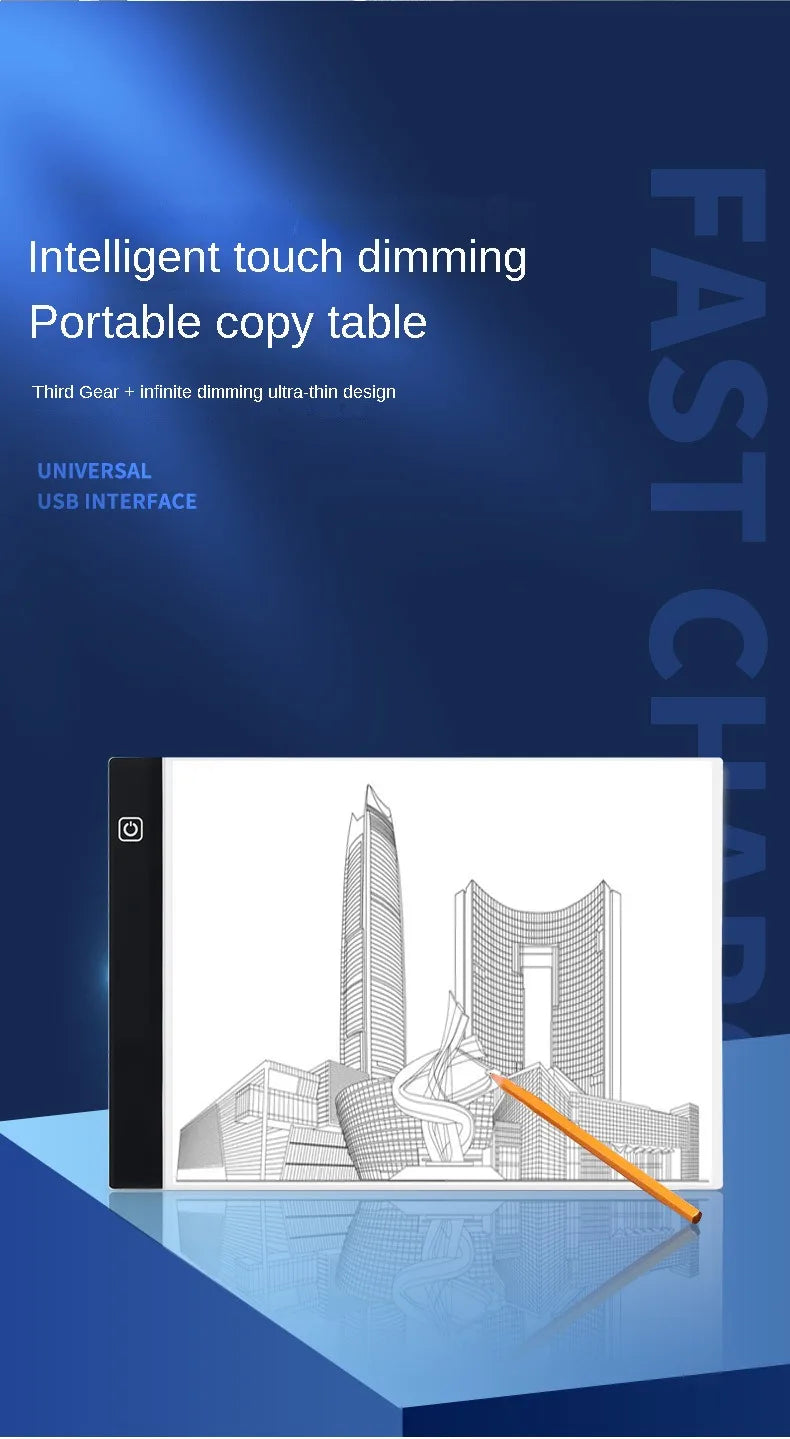 A3/A4/A5 3-Level Dimming Led Drawing Copy Pad Board Children's Toy Painting Educational Kids Grow Creative Gifts For Children