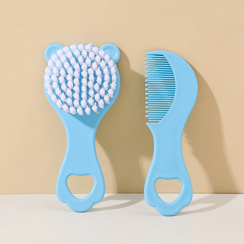 New Baby Care Accessories Fetal Head Fat Comb Infant Bathing Soft Comb Newborn Hair Cleaning Supplies Infant Comb Head Massager