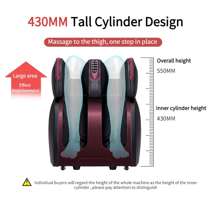 JinKaiRui Electric Vibrating Foot Massager Heating Knee Leg Calf Thigh Massage Device Air Pressure Massage Fatigue Relieve Care