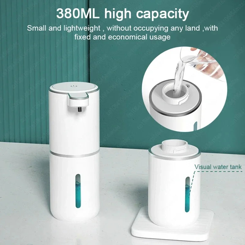 Xiaomi 380ml Touchless Liquid Soap Dispenser Foam USB Wall Mounted Smart Display Automatic Infrared Induction Hand Washer