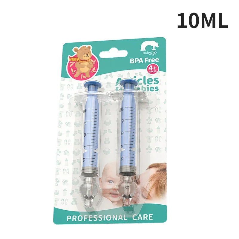 1/2Pcs Needle Tube Baby Nasal Aspirator Syringe Baby Nose Cleaner Rhinitis Nasal Washer Irrigator Baby Nose Washing for Children