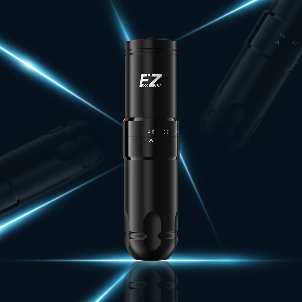 Caster Plus Adjustable Wireless Cartridge Tattoo Machine Pen 1500mAh Wireless Battery  Led Display for Cartridge Tattoo Needles