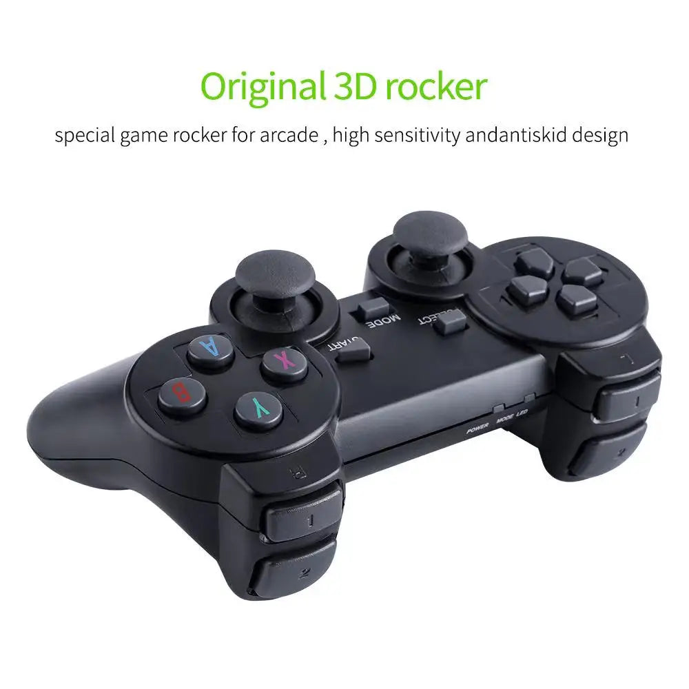 Portable Retro Game Console 20000 Games 64G Built-in 2.4G Wireless for GBA/FC/PS1/MD 4K HD Dendy Video Game Stick