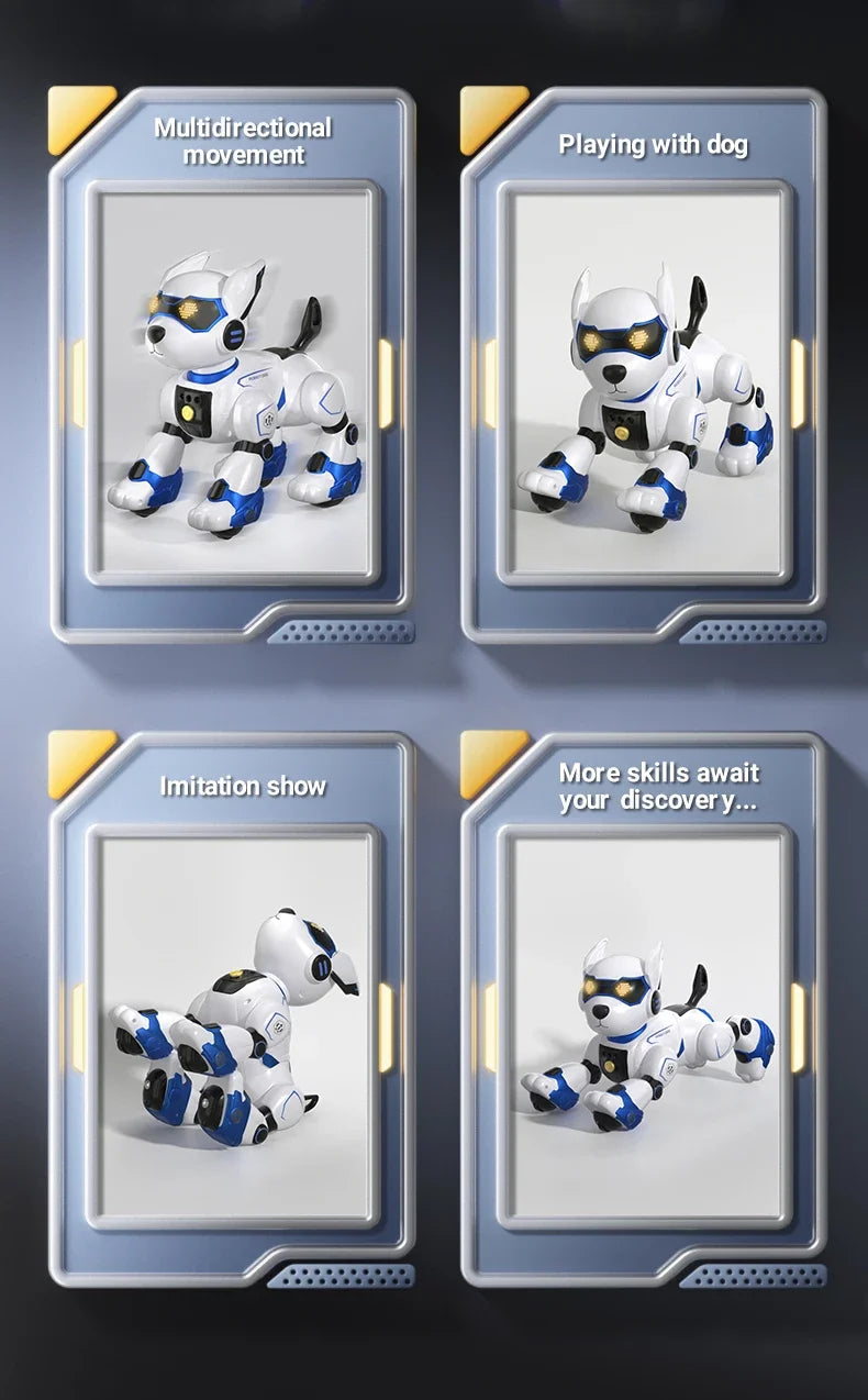 JJRC New Product R27 Smart Voice Robot Dog - Kids' Electronic Pet, Early Education Interactive Toy Robot Halloween Gift