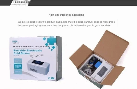 Fridge Cooler Refrigerator Warmer Cooler Drink Freezer Cooler Bag for Insulin Vaccine Cold Diabetes Outdoor Travel Drug