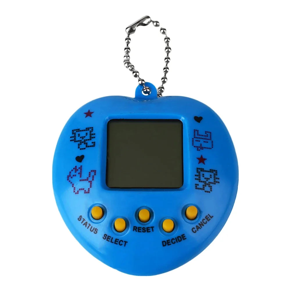 1Pcs 90S Nostalgic Tamagotchi Electronic Pets Console Kid’s Toy Portable Keyring Funny Virtual Cyber Toy Christmas New Year Gift