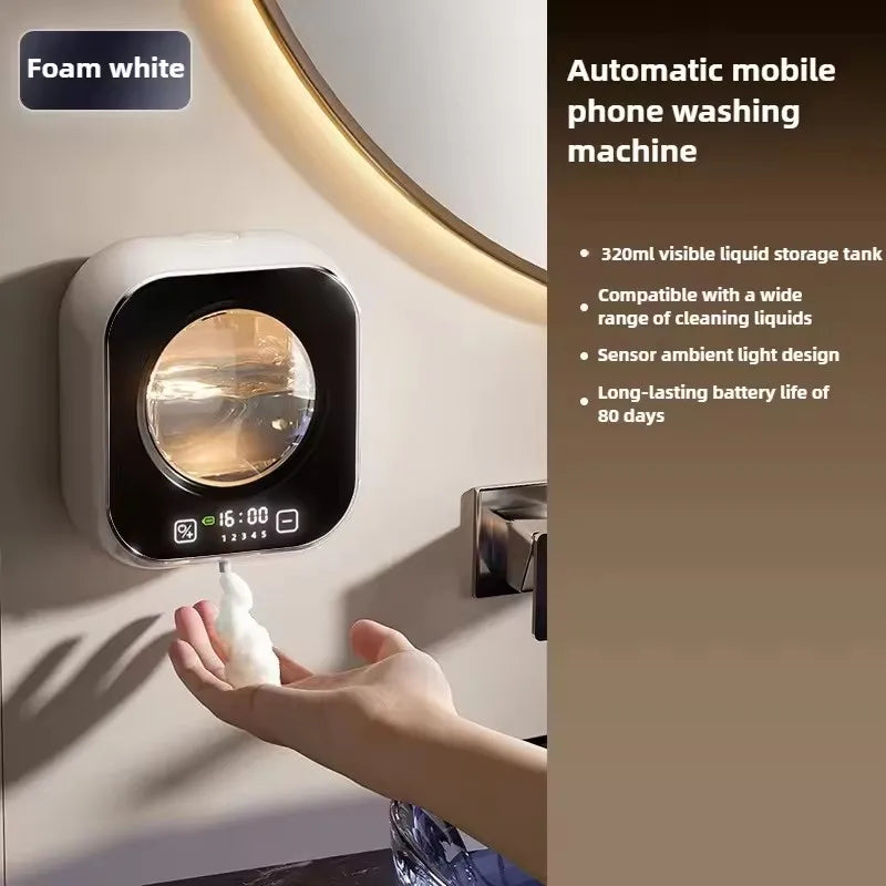 Xiaomi Wall Mounted Automatic Soap Dispenser with Large Capacity Non-contact Rechargeable Sensor Kitchen with LED Intelligence C