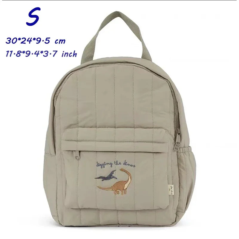 KS Brand Mommy Bag Travel Children Kid Cherry Backpack Primary Schoolbag Baby Waterproof Print Kindergarten Bags Boys Girls Gift