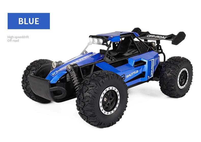 ZWN 1:16 2.4Gh Model RC Car With LED Lights 2WD Off-road Remote Control Climbing Vehicle Outdoor Cars Toys for Boys Girls Gifts