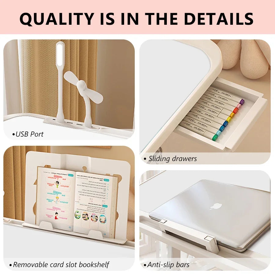 Laptop Desk Foldable Bed Table Adjustable Computer Gaming Desk Portable Folding Table Mesa Plegable Home Working Furniture