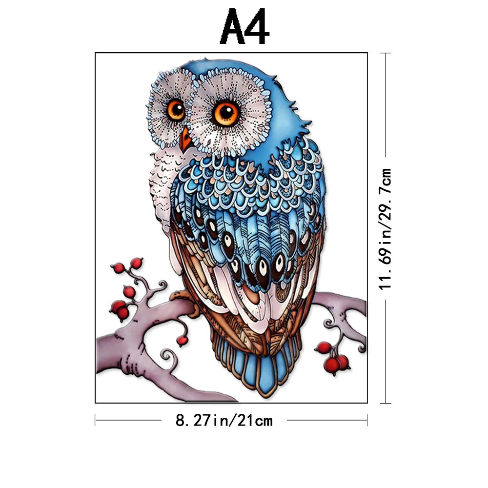 Wooden Jigsaw Puzzles-Wooden Puzzle Adult Unique Shape Advanced Phoenix Wooden Jigsaw Puzzle for Adult, Family Puzzles Gifts