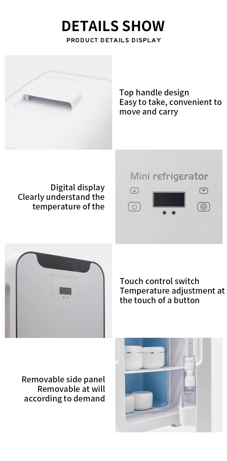 New 2025 20L car mini small refrigerator household cosmetics car refrigeration portable small refrigerator