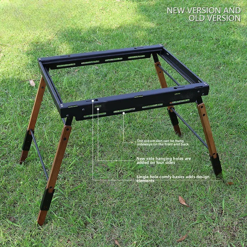 Camping Table Igt 2 Unit Table Outdoor Folding IGT Table  Tactical Picnic BBQ Cookware Portable Lightweight Camp Desk for Hiking