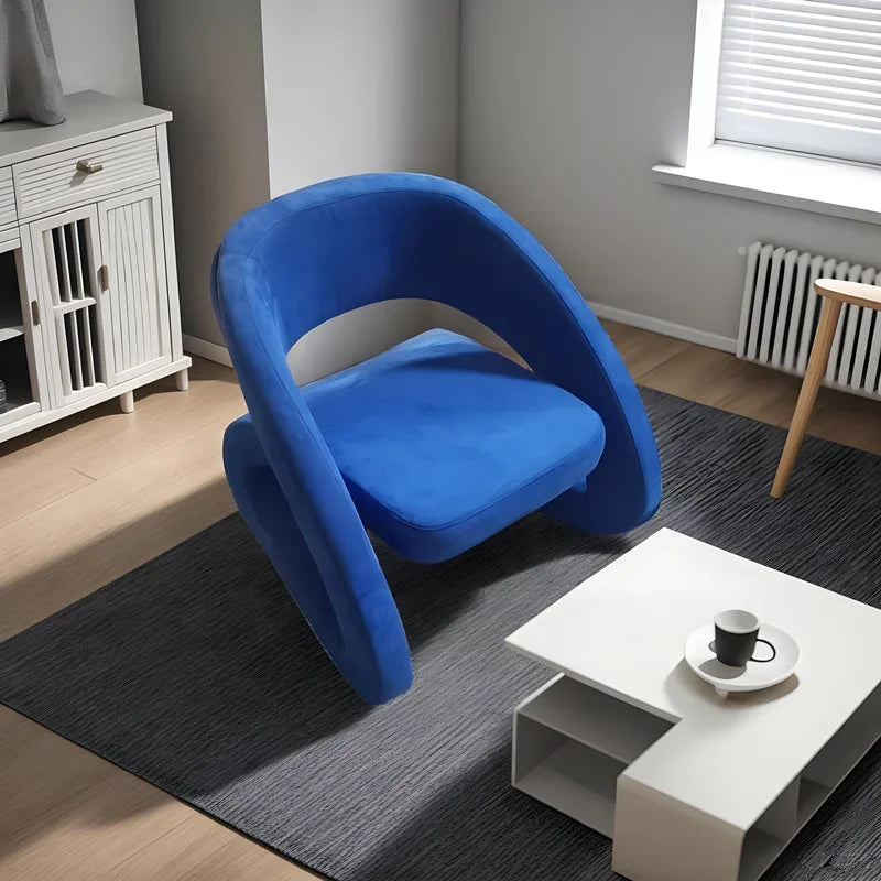 Lazy Nordic Living Room Chairs Red Leisure Comfy Puffs Modern Bedroom Chairs Lounge Design Hotel Sillas De Sala Home Furniture