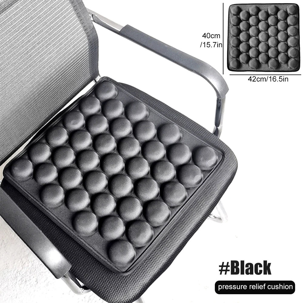 3D Air Cushion for Office Chair Car Seat Air Seat Cushion Back Cushion for Relieving Back Sciatica Tailbone Pain Seat Pad