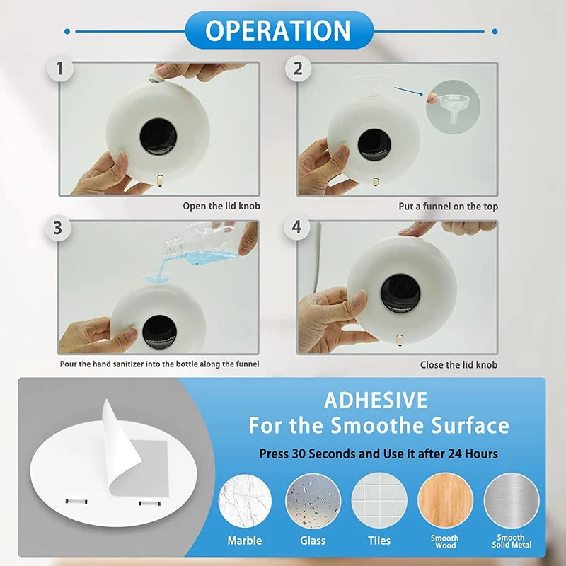 Wall Mounted Soap Dispenser 280ml Touchless Automatic Liquid Foam Soap Dispenser Hand Sanitizer Bathroom Home Accessories