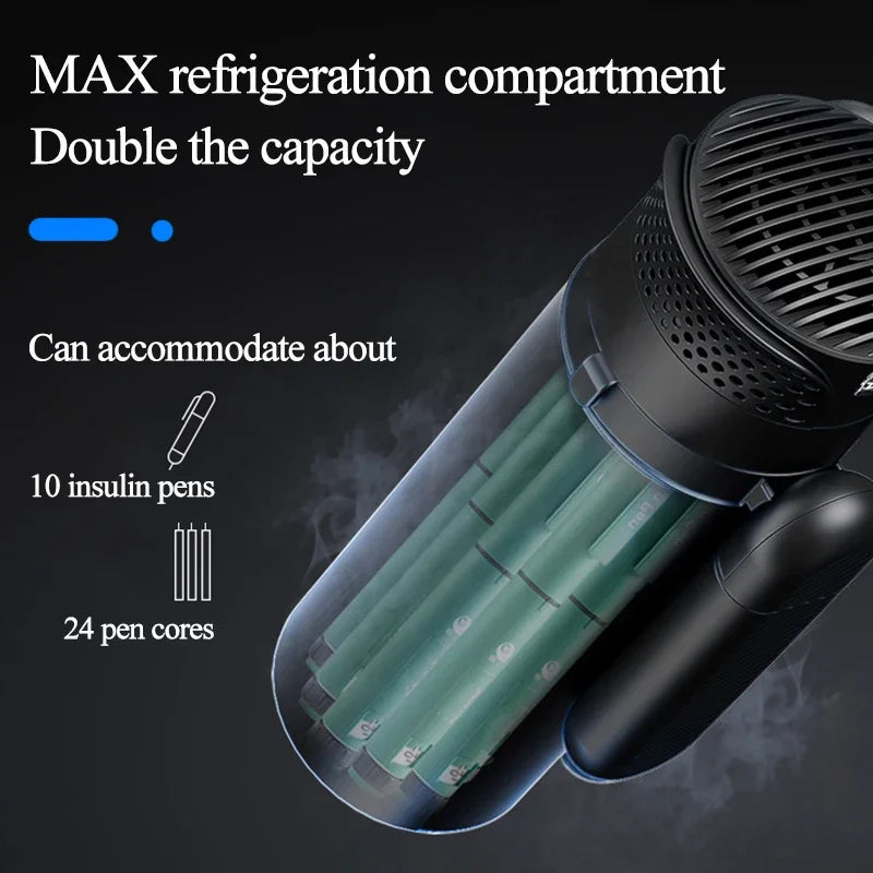 Portable Mini Insulin Auxin Growth Hormone Refrigerated Cup Traditional Chinese Medicine Drug Interferon Refrigerated Box Cooler